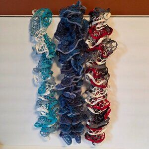 Set/3 Ruffle Scarves